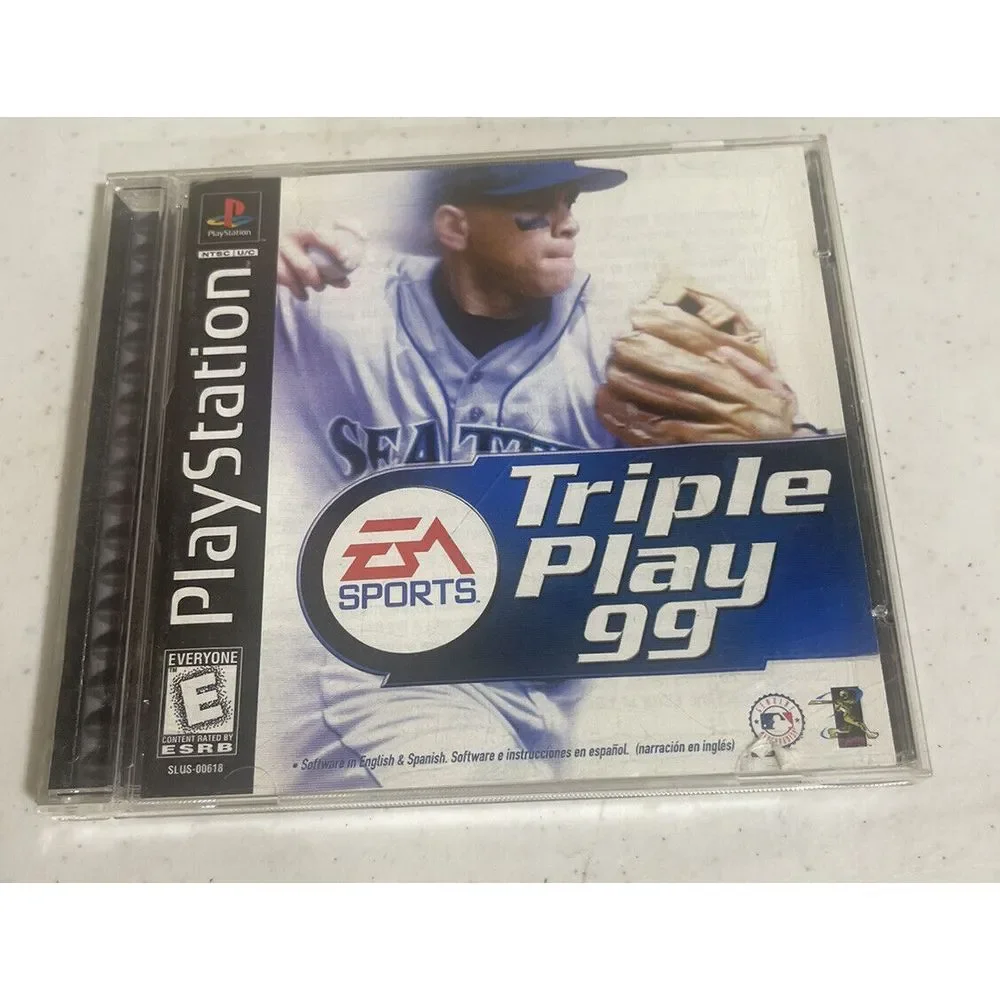 Triple Play 99 (Sony PlayStation 1) PS1 Complete w/‎ Manual